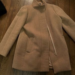 J CREW COCOON COAT - TAN